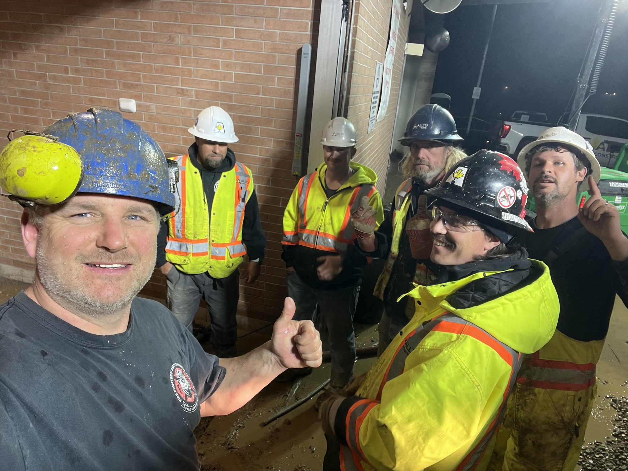 Corey Allen with the CT Hydrovacs crew